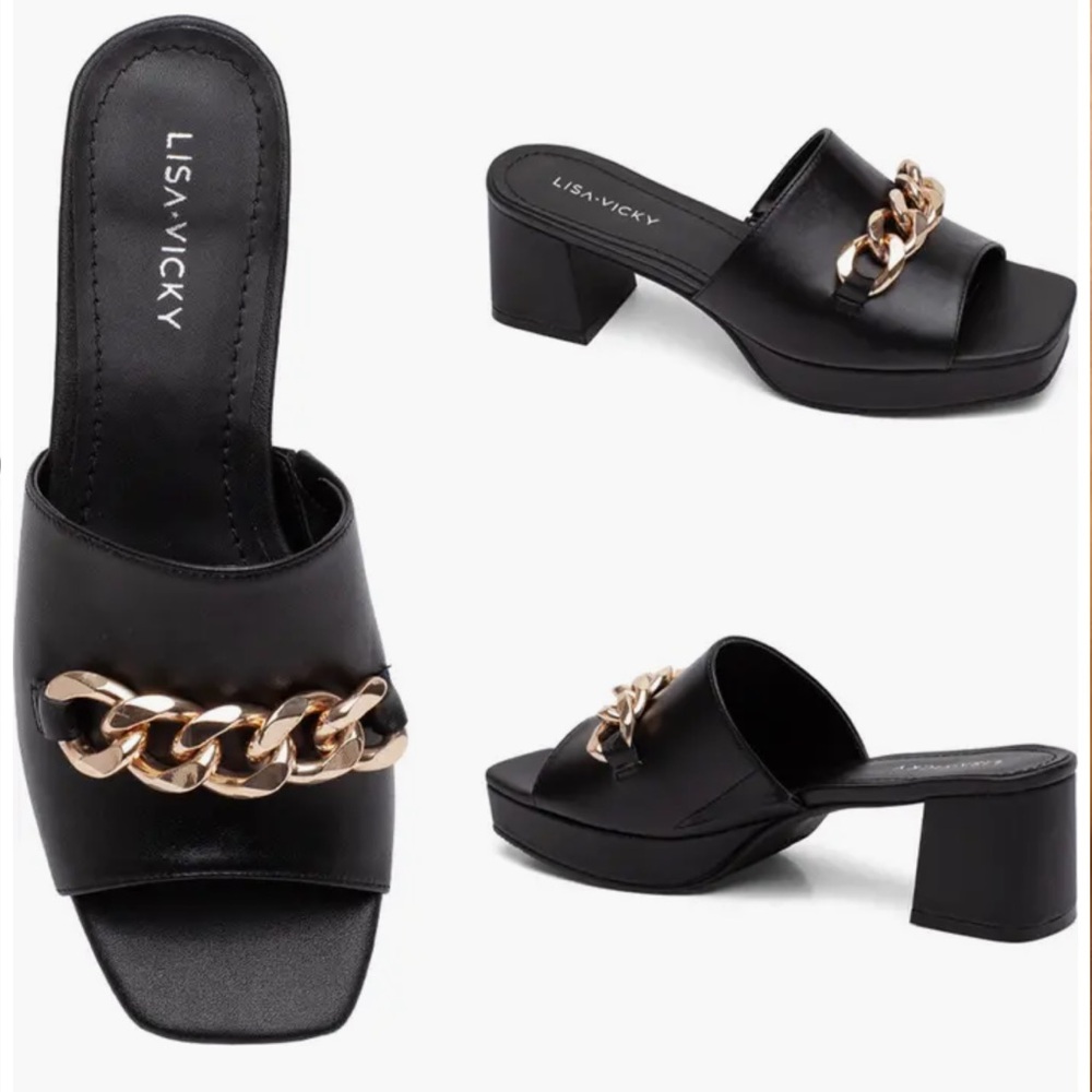 Lisa + Vicky platform mule size 7.5